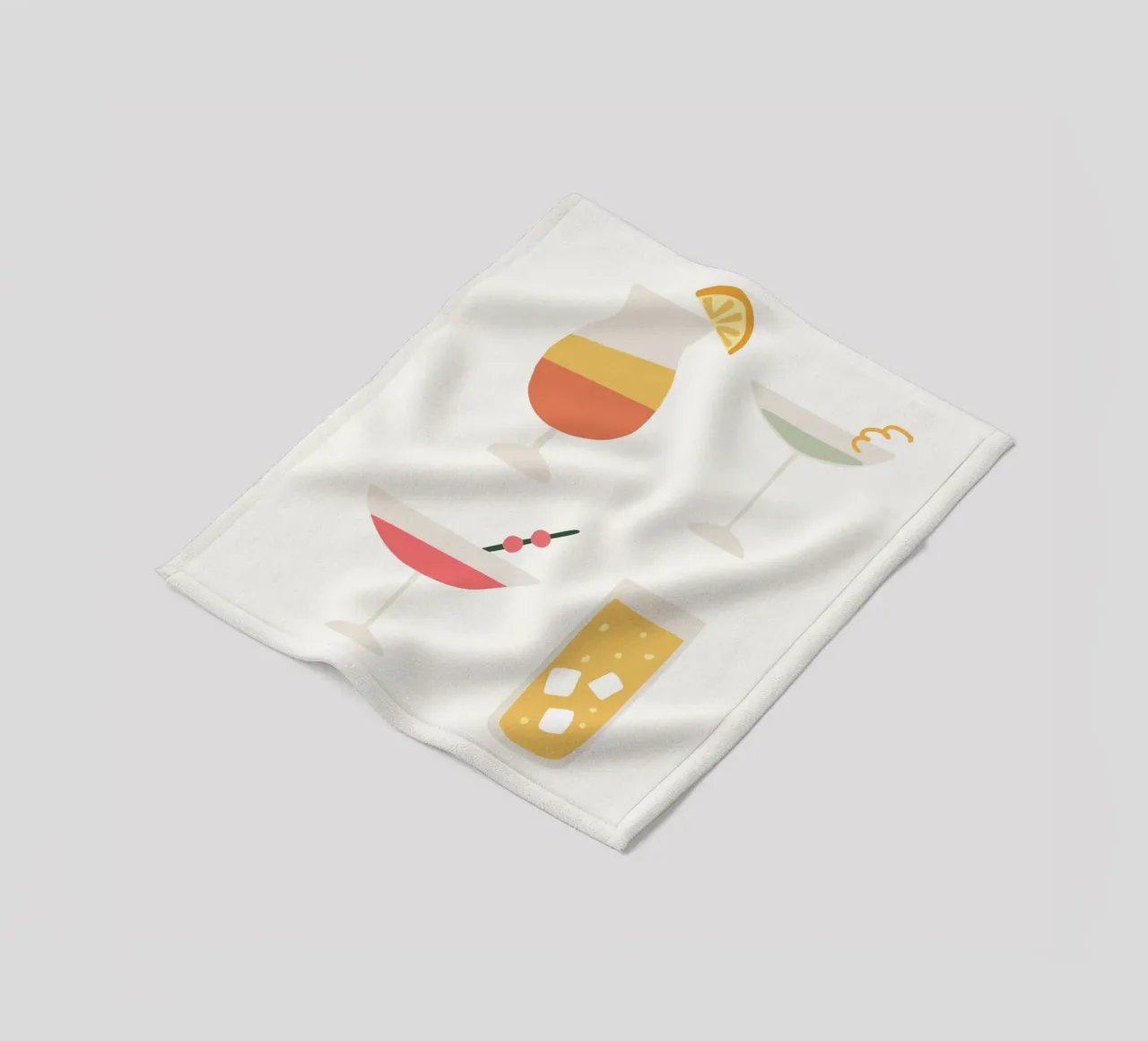 Summer Art Line No 34 coperta in pile da treechild