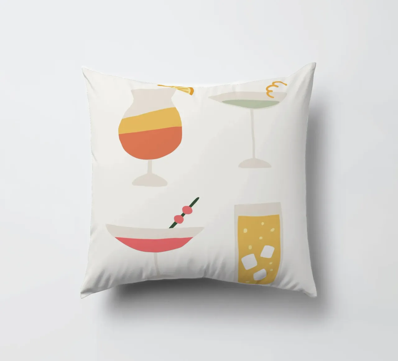 Summer Art Line No 34 cuscino da treechild