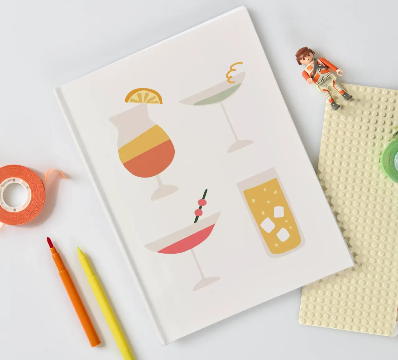 Summer Art Line No 34 notebook by treechild