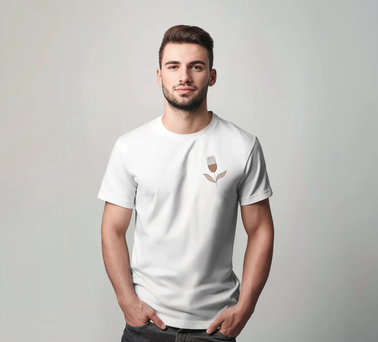Hovering over a nectar t-shirt da Mandalla Pattern