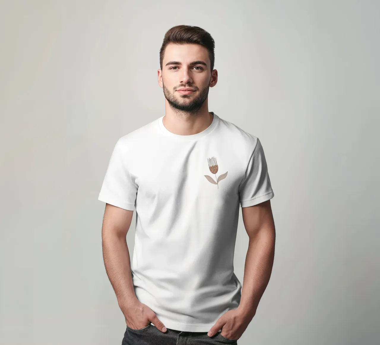 Hovering over a nectar t-shirt de Mandalla Pattern