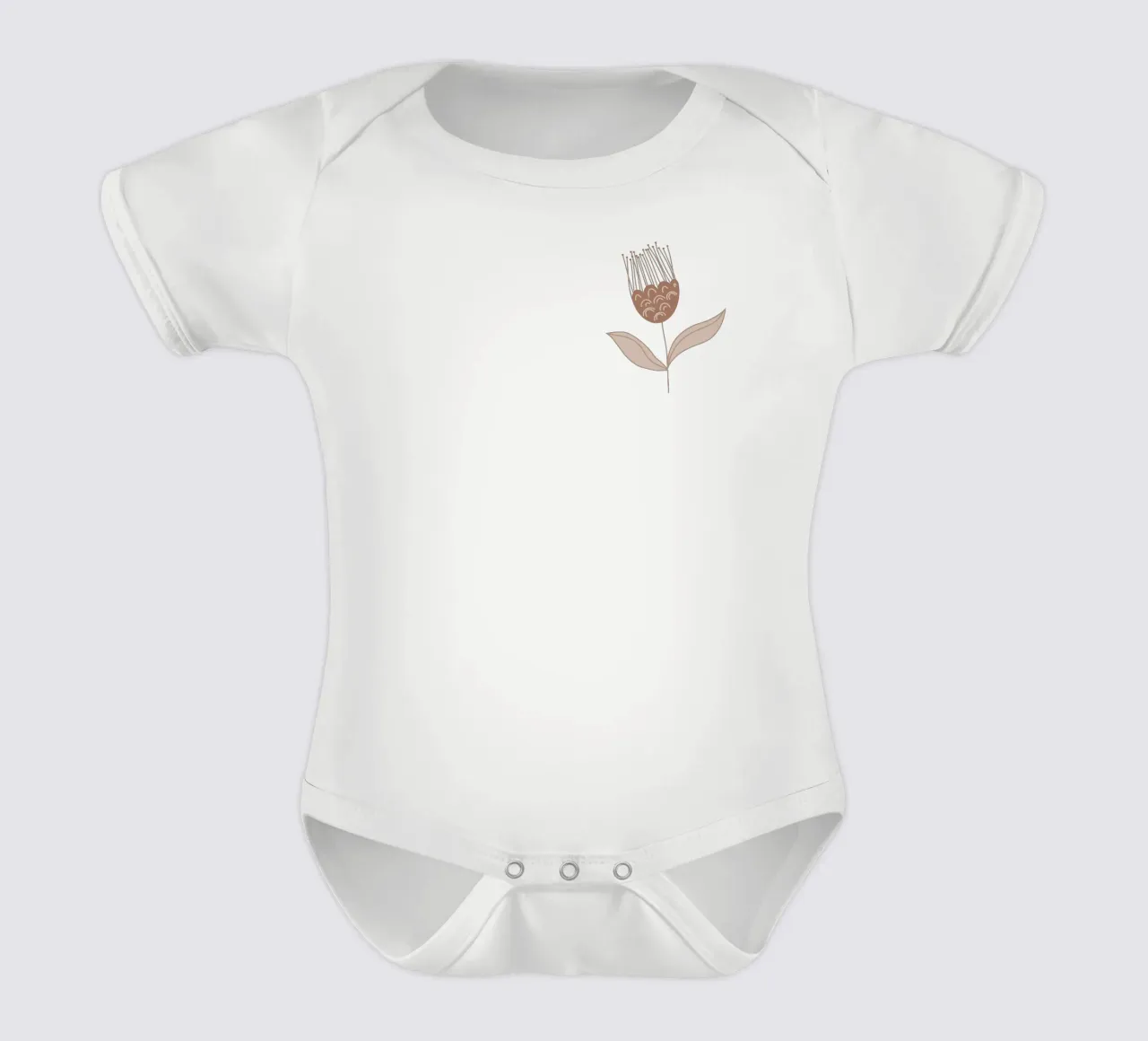 Hovering over a nectar body neonato maniche corte da Mandalla Pattern