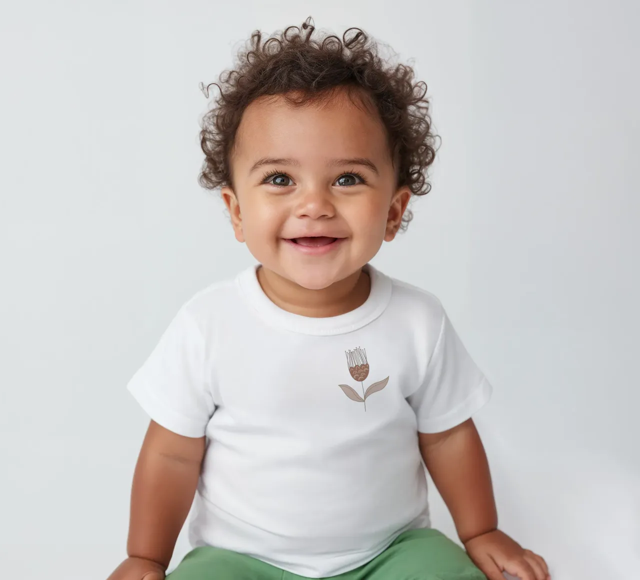 Hovering over a nectar Baby T-Shirt von Mandalla Pattern