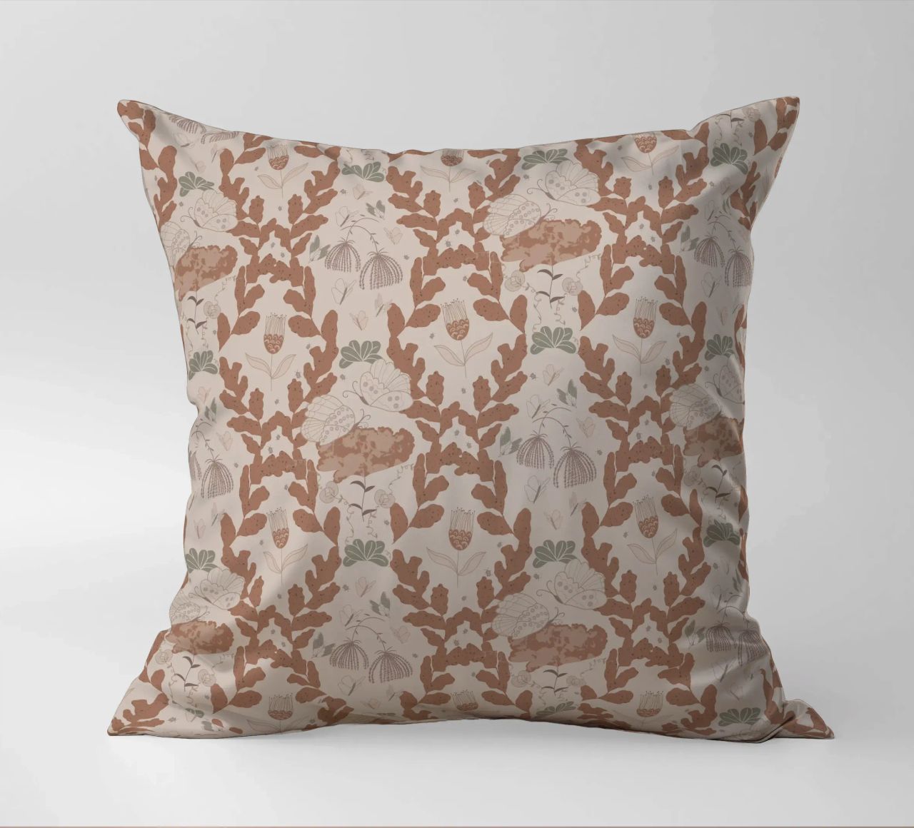 Hovering over a nectar cuscino da Mandalla Pattern
