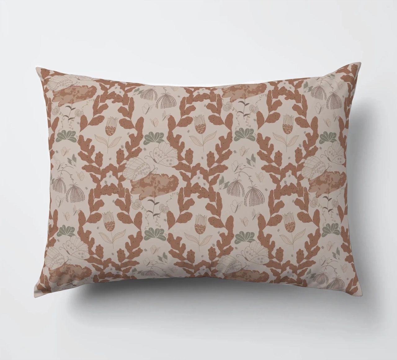 Hovering over a nectar cuscino da Mandalla Pattern