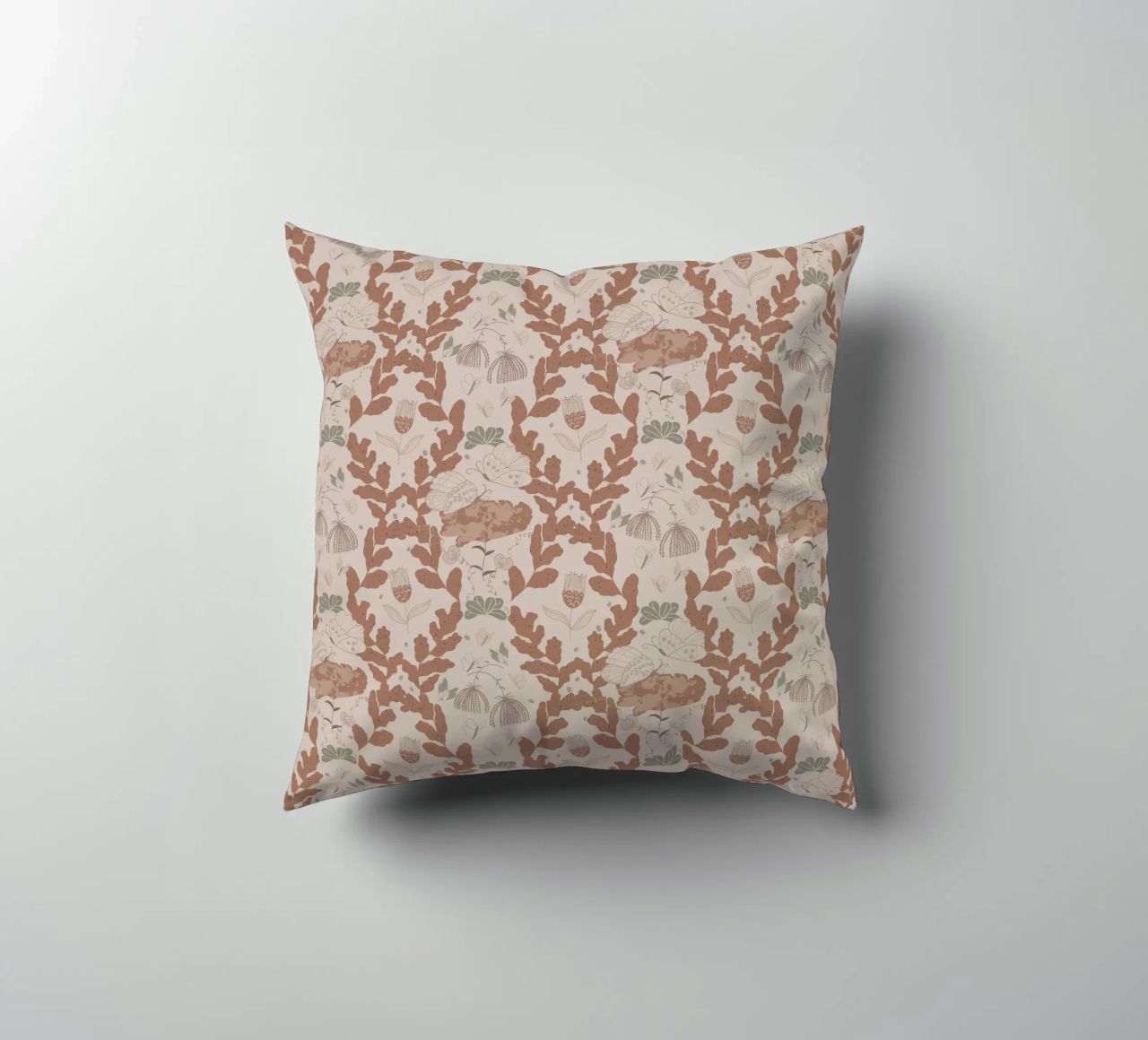 Hovering over a nectar cuscino da Mandalla Pattern