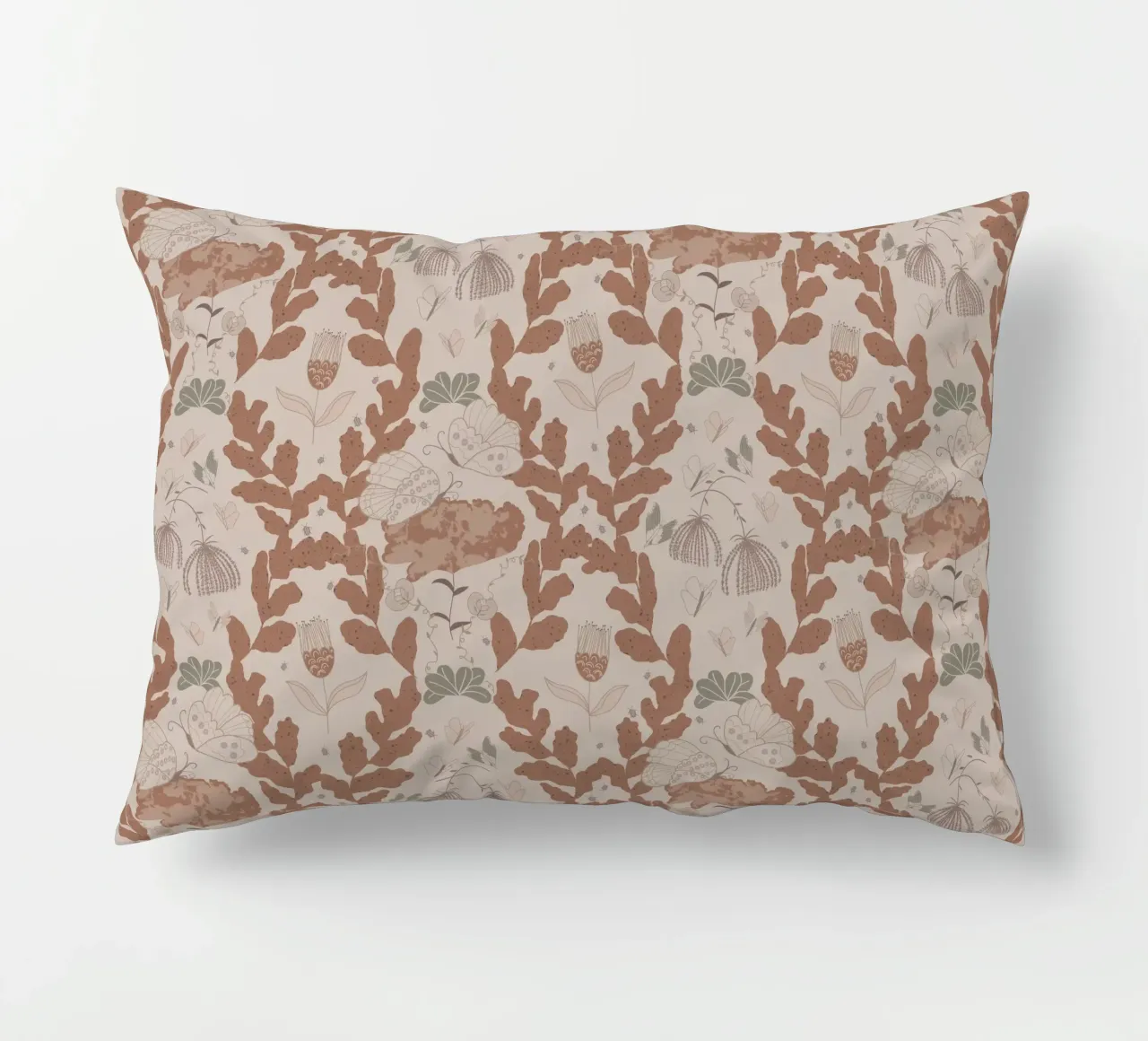 Hovering over a nectar cuscino da Mandalla Pattern