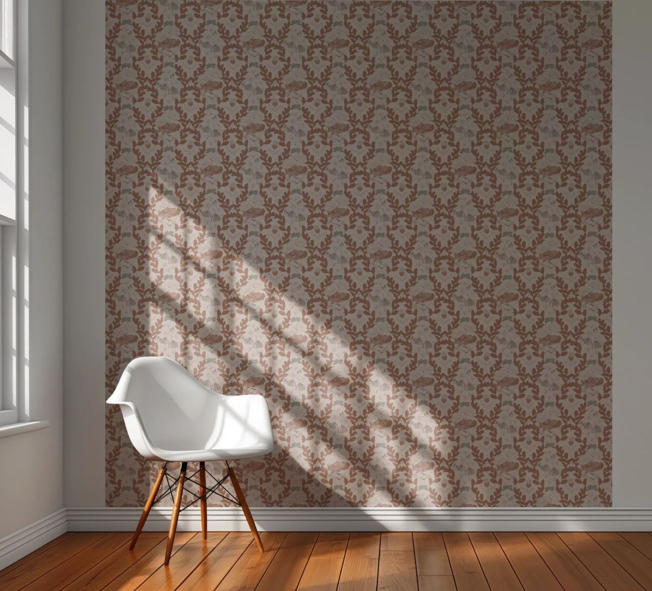 Hovering over a nectar papel para pared de Mandalla Pattern