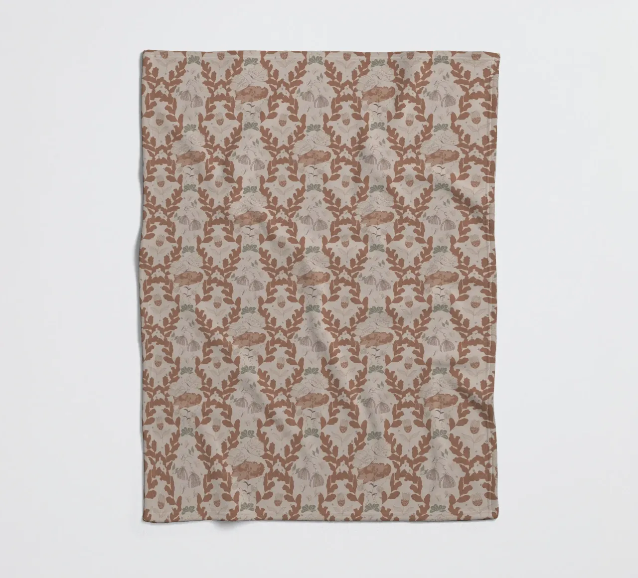 Hovering over a nectar coperta in pile da Mandalla Pattern