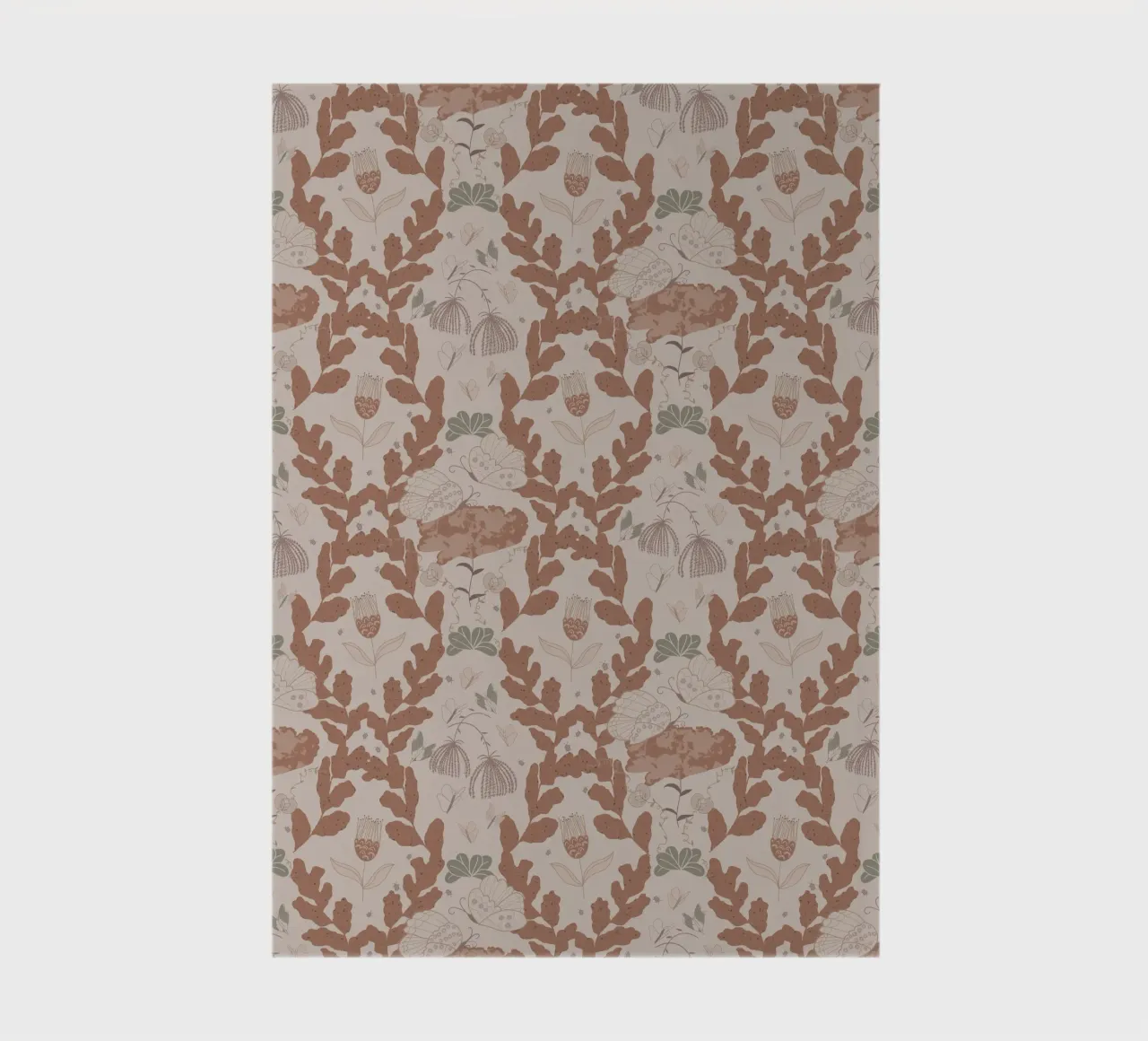 Hovering over a nectar Notizbuch von Mandalla Pattern