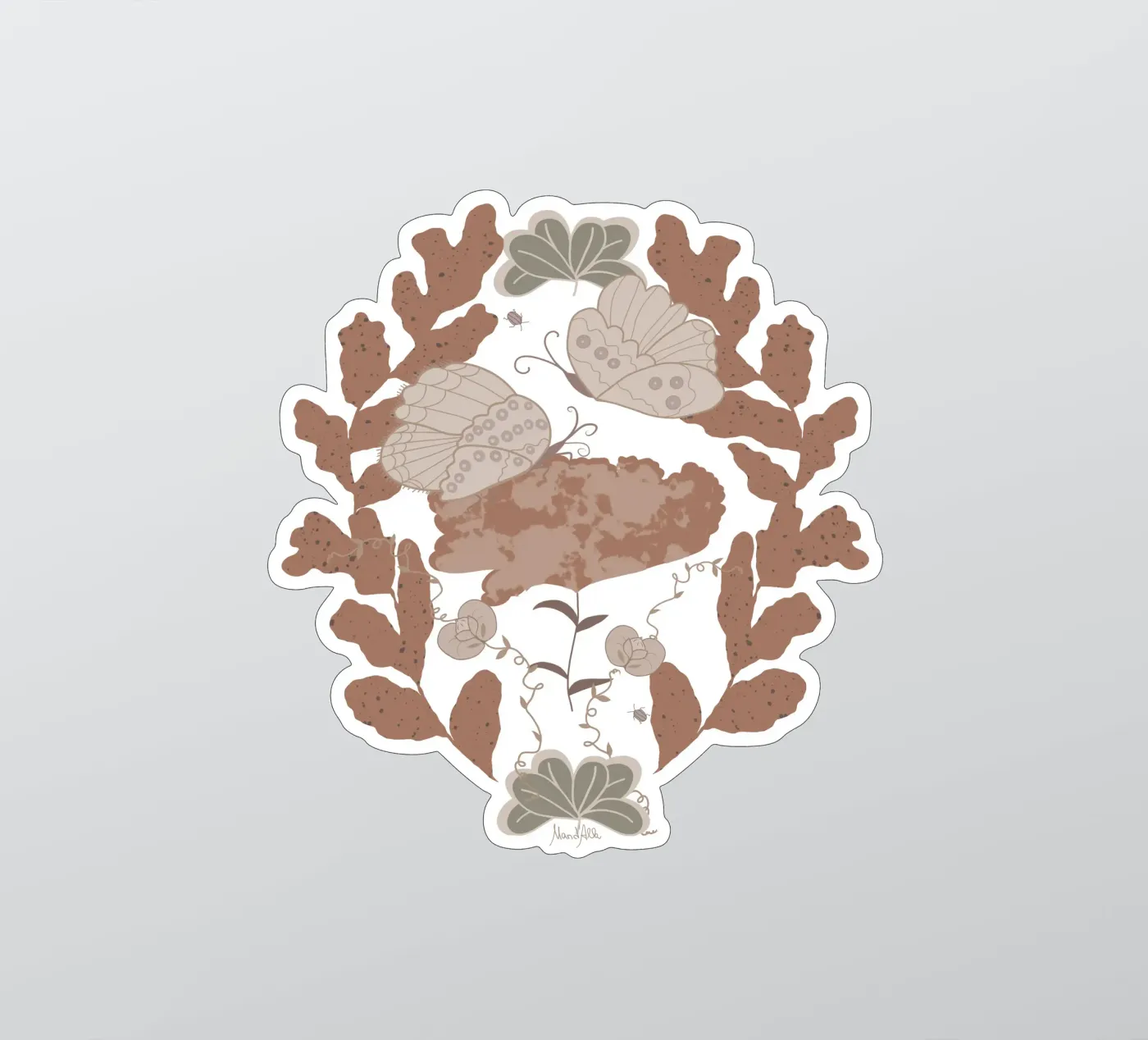Hovering over a nectar sticker van Mandalla Pattern