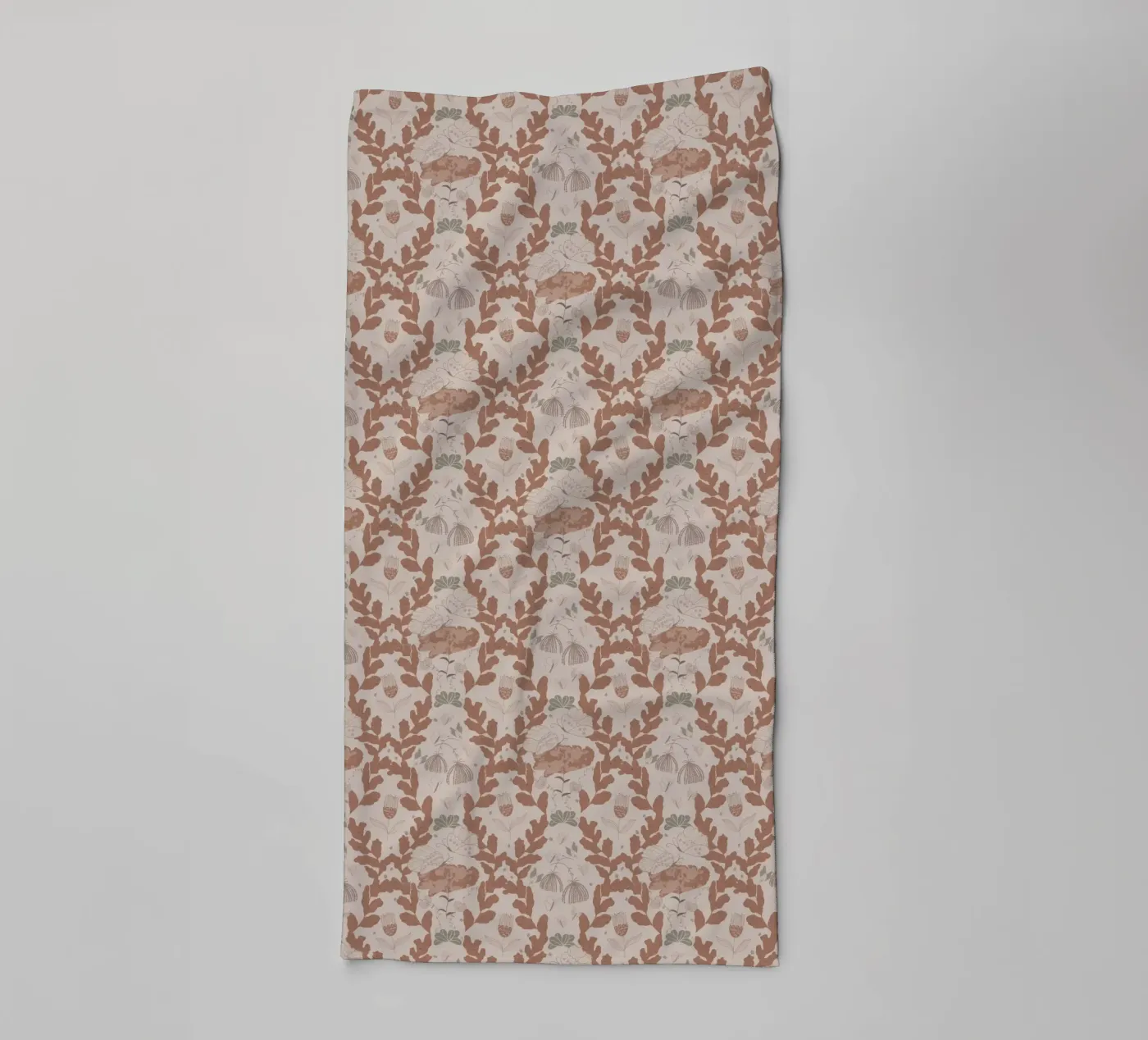 Hovering over a nectar towel by Mandalla Pattern