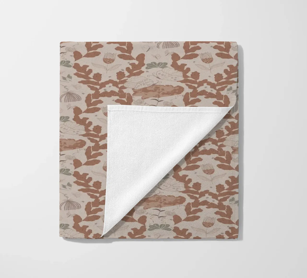 Hovering over a nectar serviette de plage de Mandalla Pattern