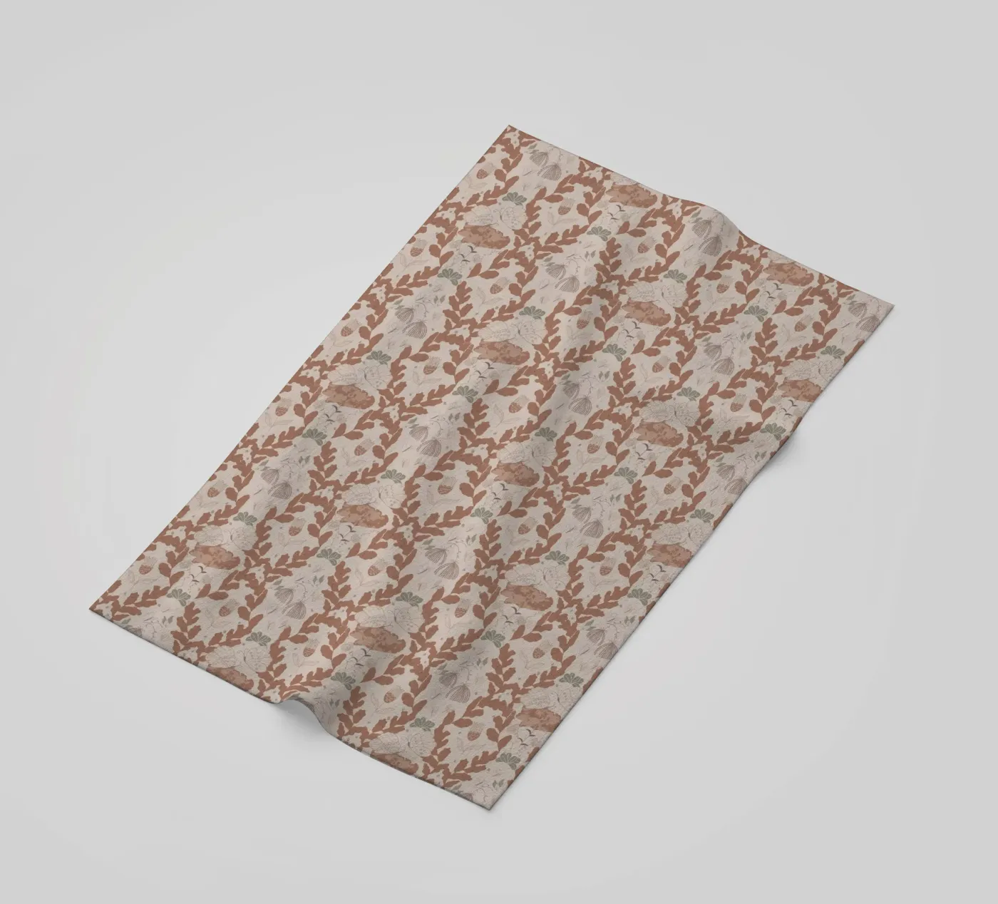 Hovering over a nectar beach towel by Mandalla Pattern