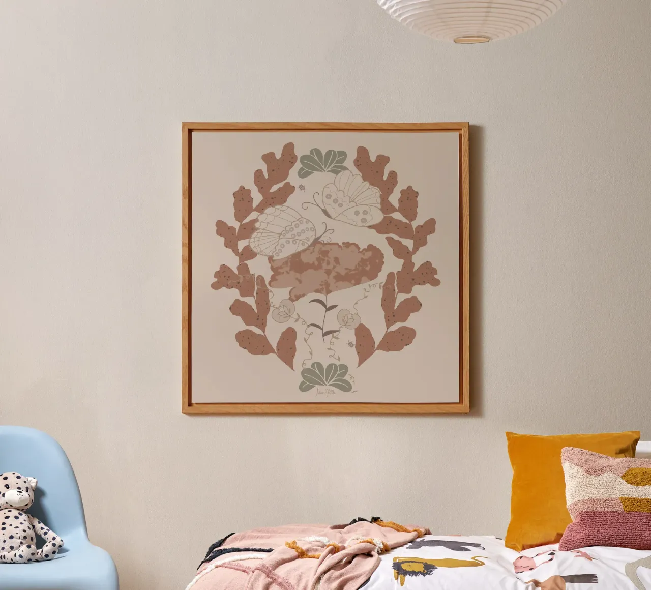 Hovering over a nectar alluminio dibond da Mandalla Pattern