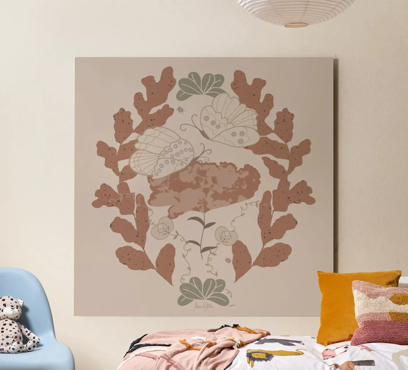 Hovering over a nectar pannello forex da Mandalla Pattern