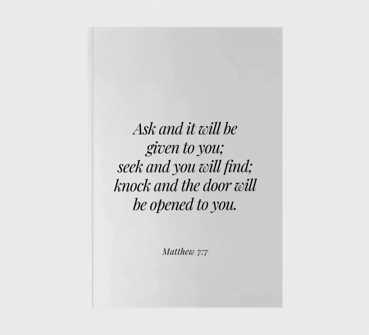 Ask it will be given to you quotes notebook by Paigaam Studio