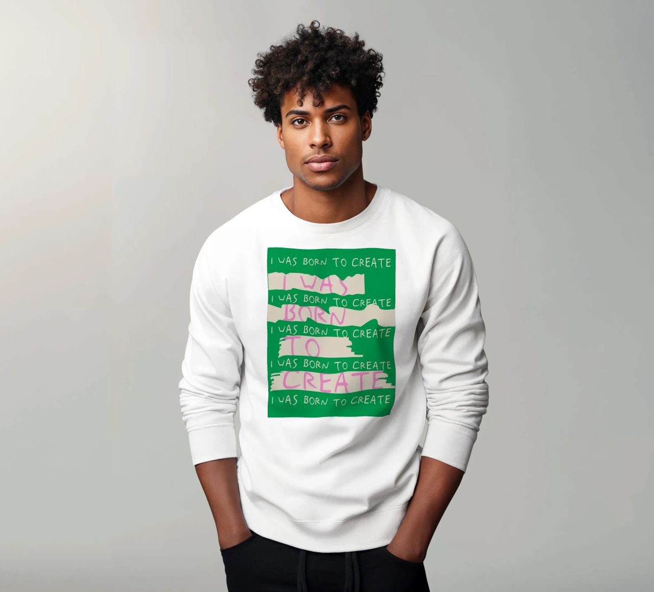 Born To Create felpa da treechild