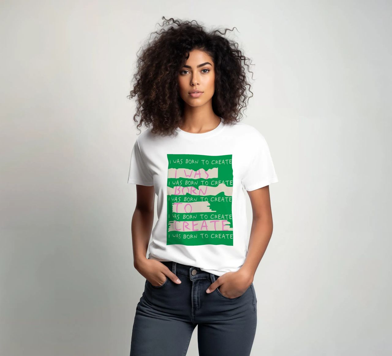 Born To Create t-shirt da treechild