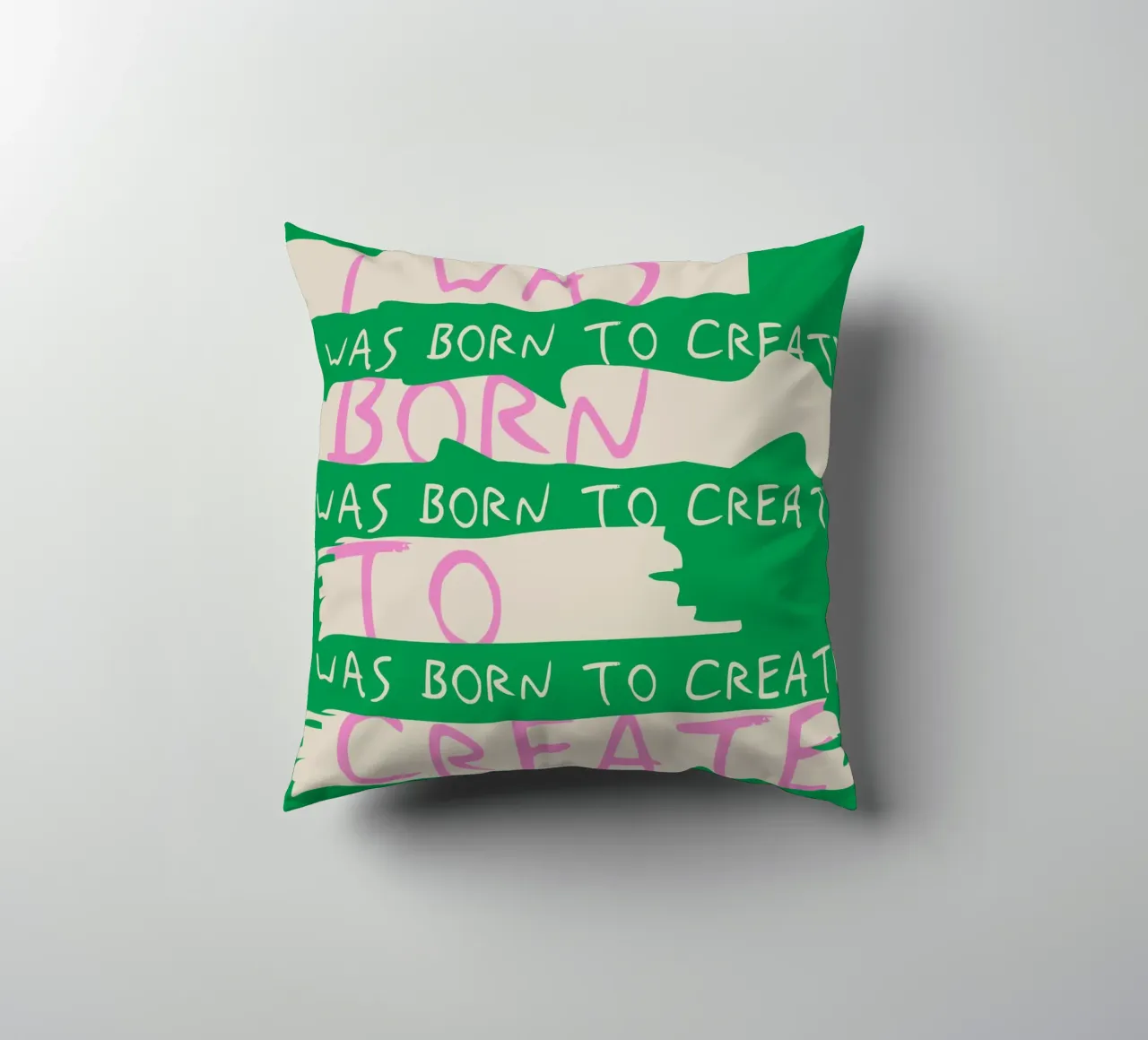 Born To Create cojín de treechild