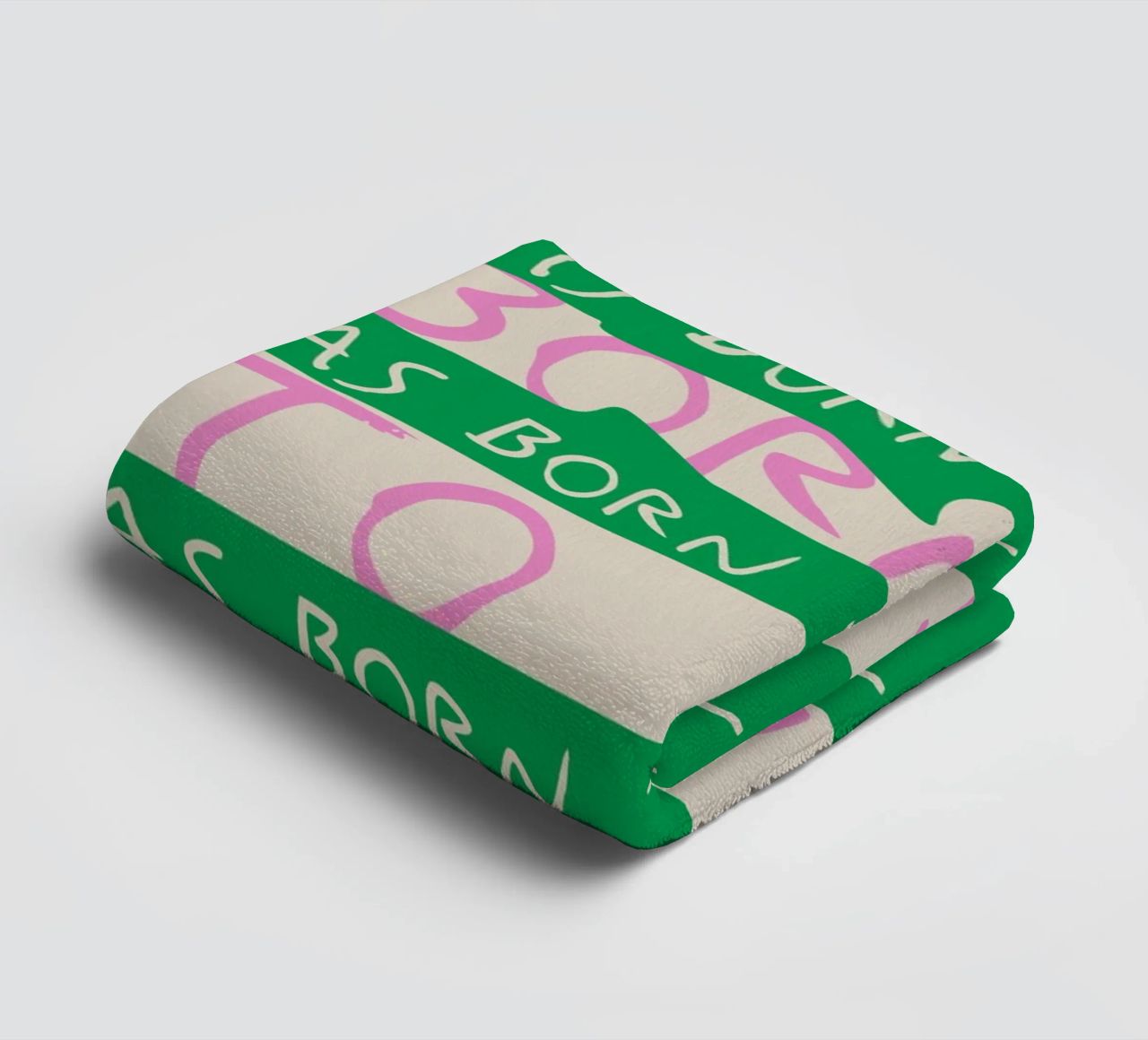 Born To Create asciugamano da bagno da treechild