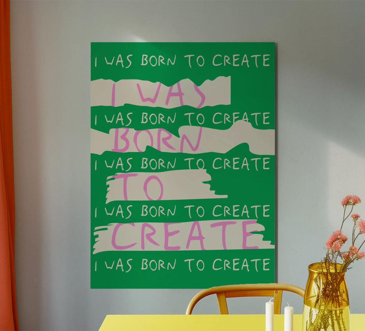 Born To Create alluminio dibond da treechild