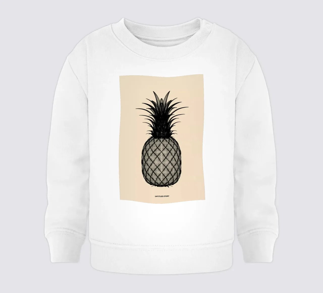 Ananas 2 baby sweatshirt by Marc Schulthess