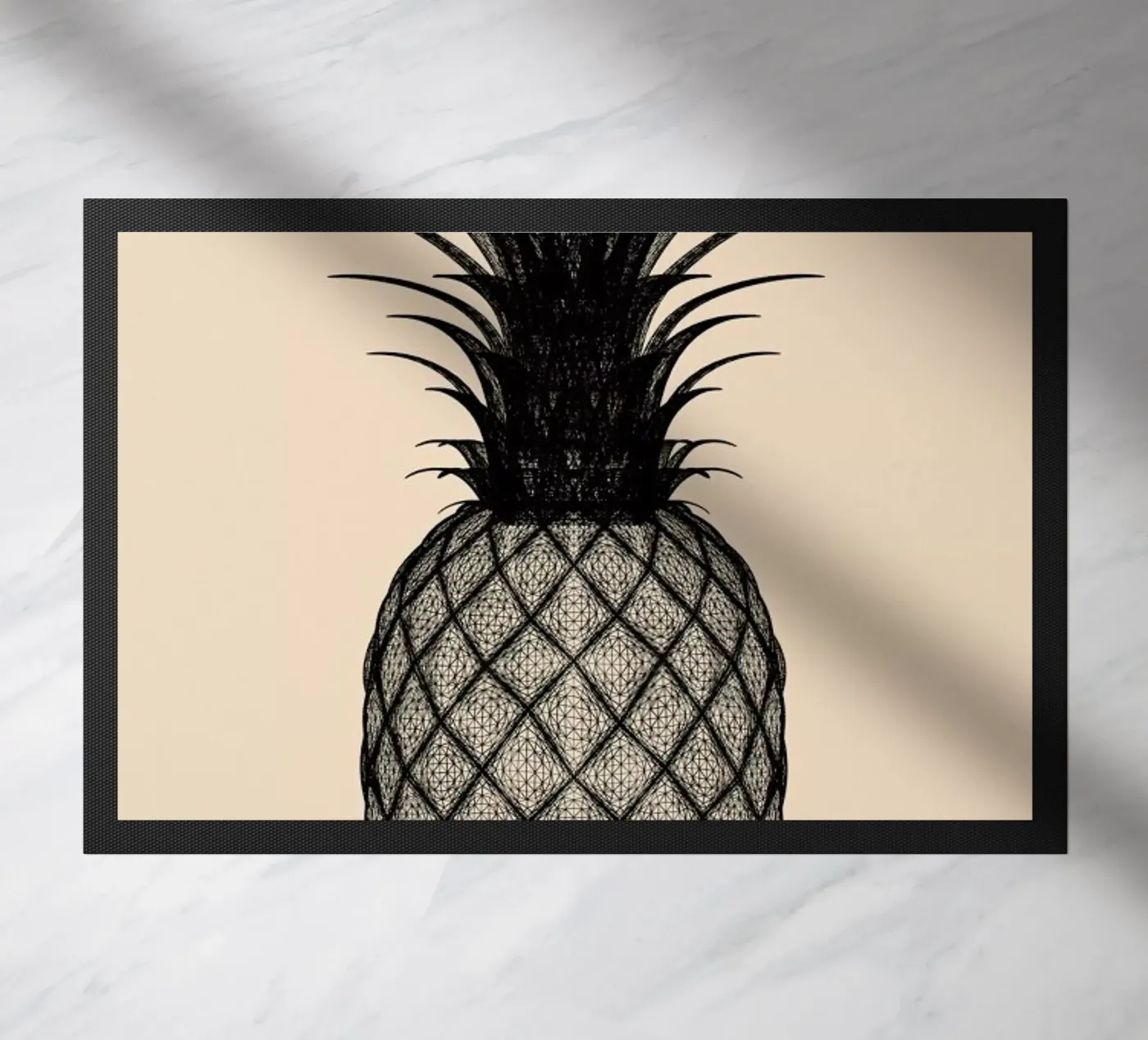 Ananas 2 doormat by Marc Schulthess