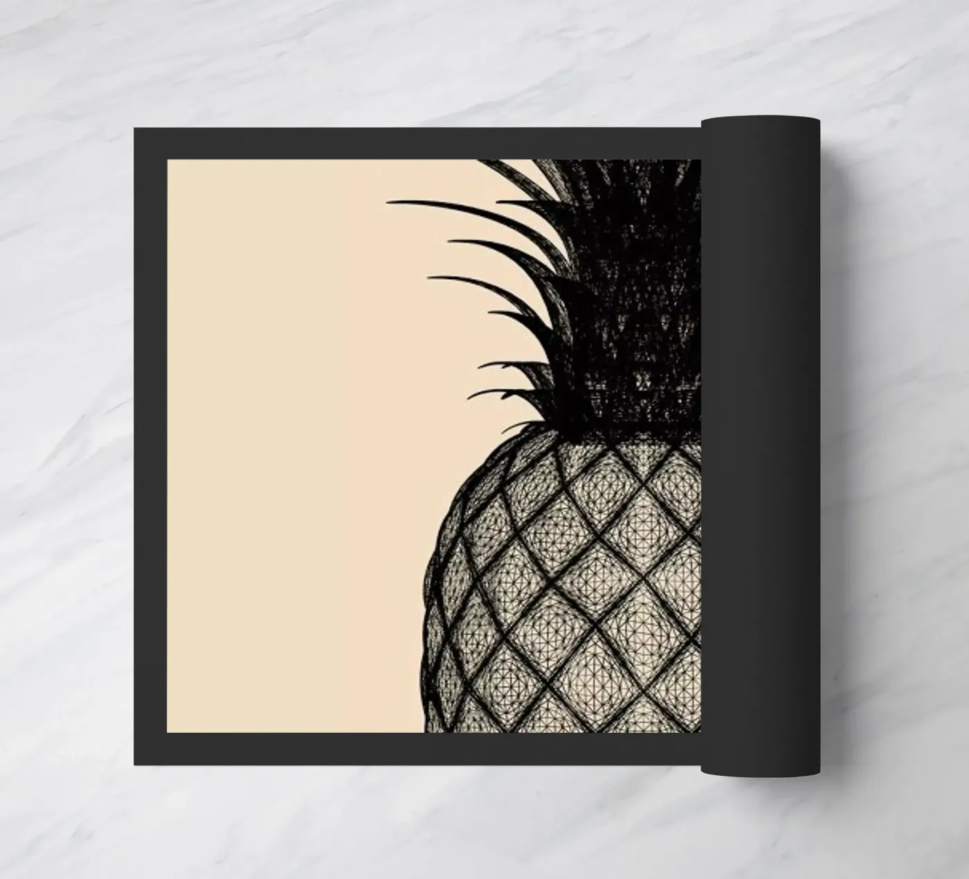Ananas 2 doormat by Marc Schulthess