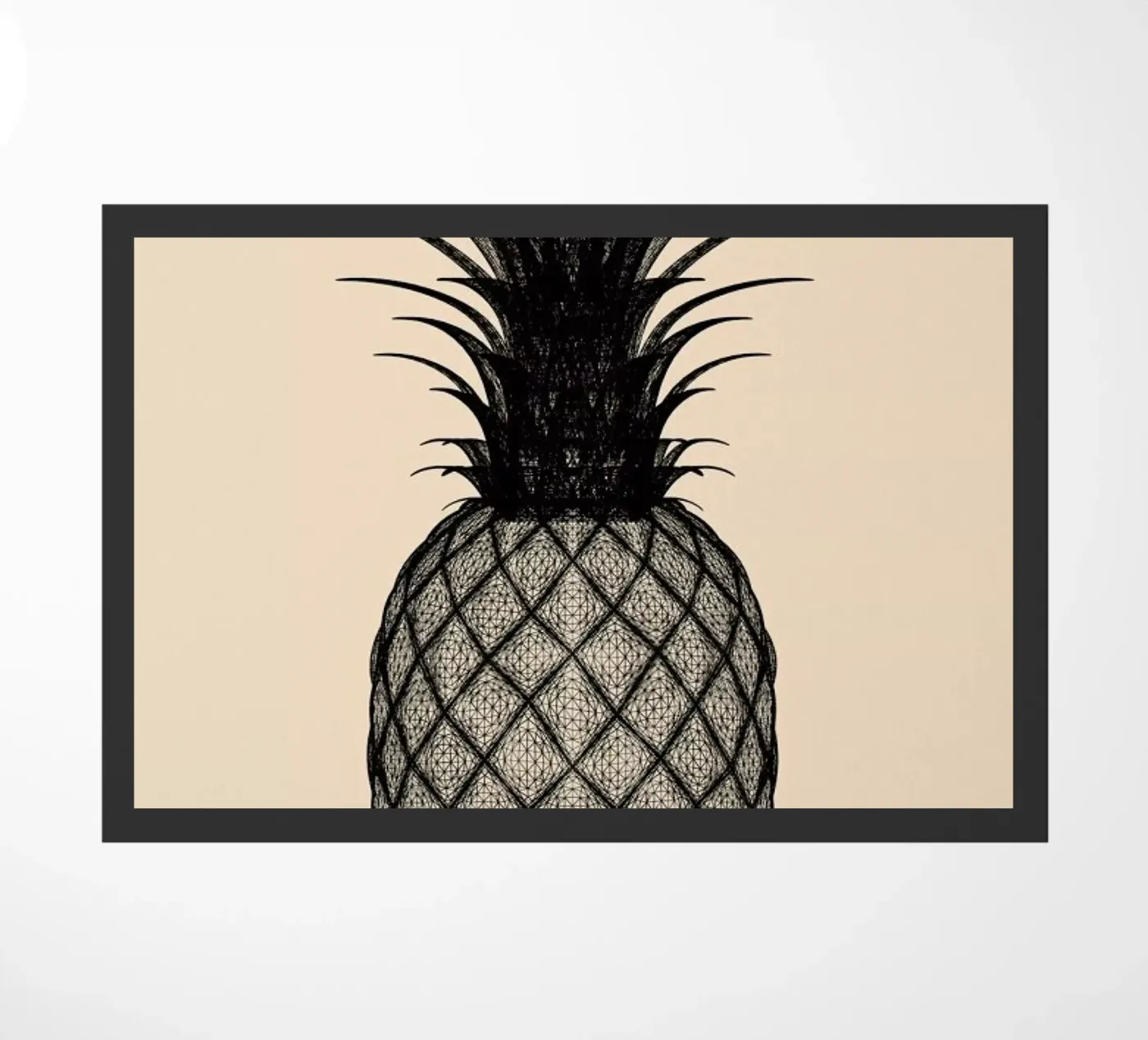 Ananas 2 doormat by Marc Schulthess