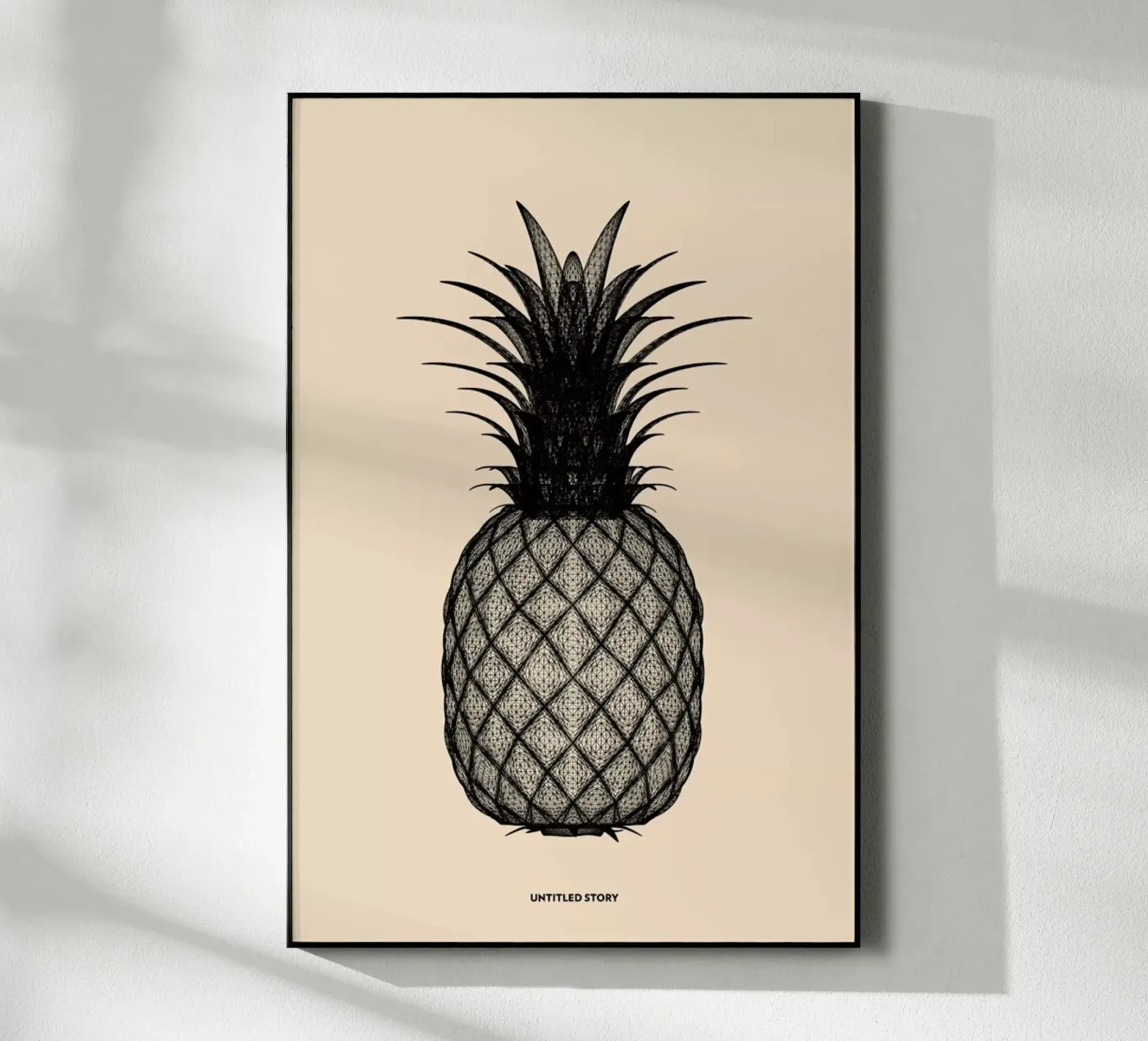 Ananas 2 acryl van Marc Schulthess