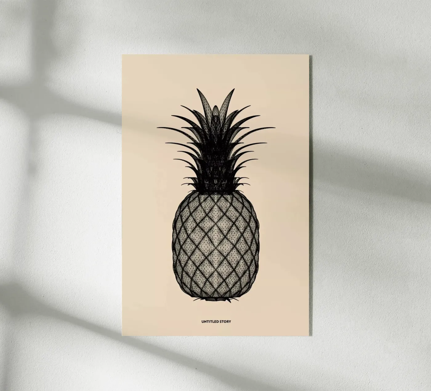 Ananas 2 acryl van Marc Schulthess