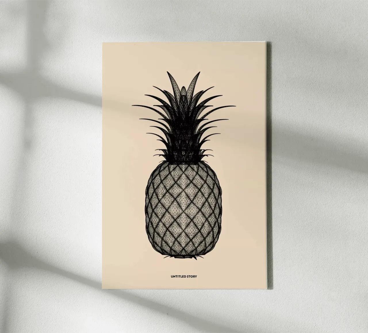 Ananas 2 tela con Cornice a cassetta da Marc Schulthess
