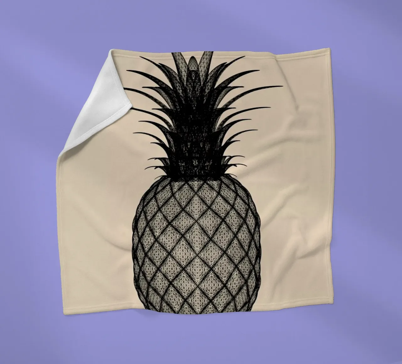 Ananas 2 coperta in pile da Marc Schulthess