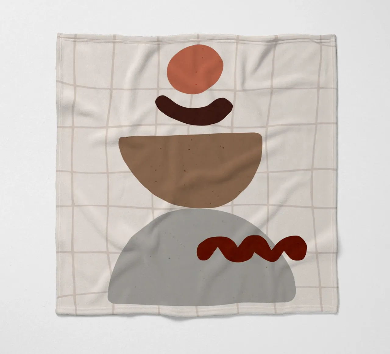 Summer Art Line No 41 coperta in pile da treechild