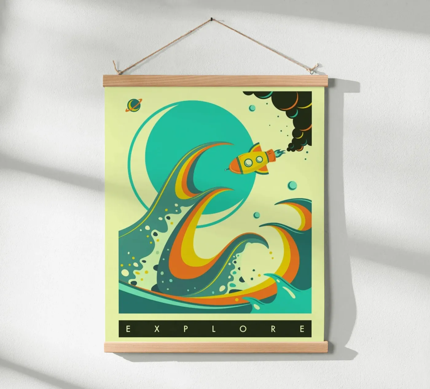 Europa poster da Jazzberry Blue