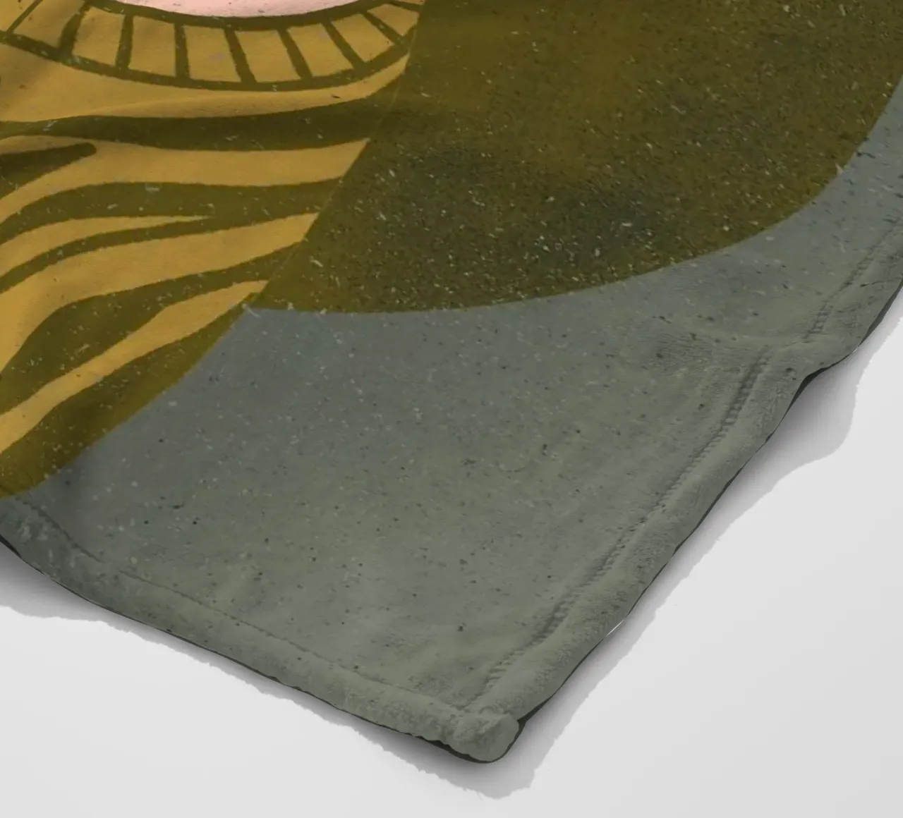 Funky lady with stars fleece blanket by Bold & Beautiful