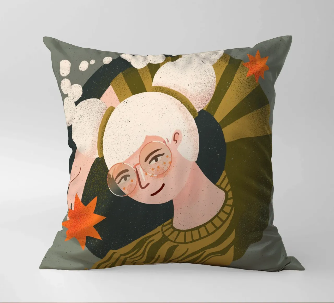 Donna funky con stelle cuscino da Bold & Beautiful