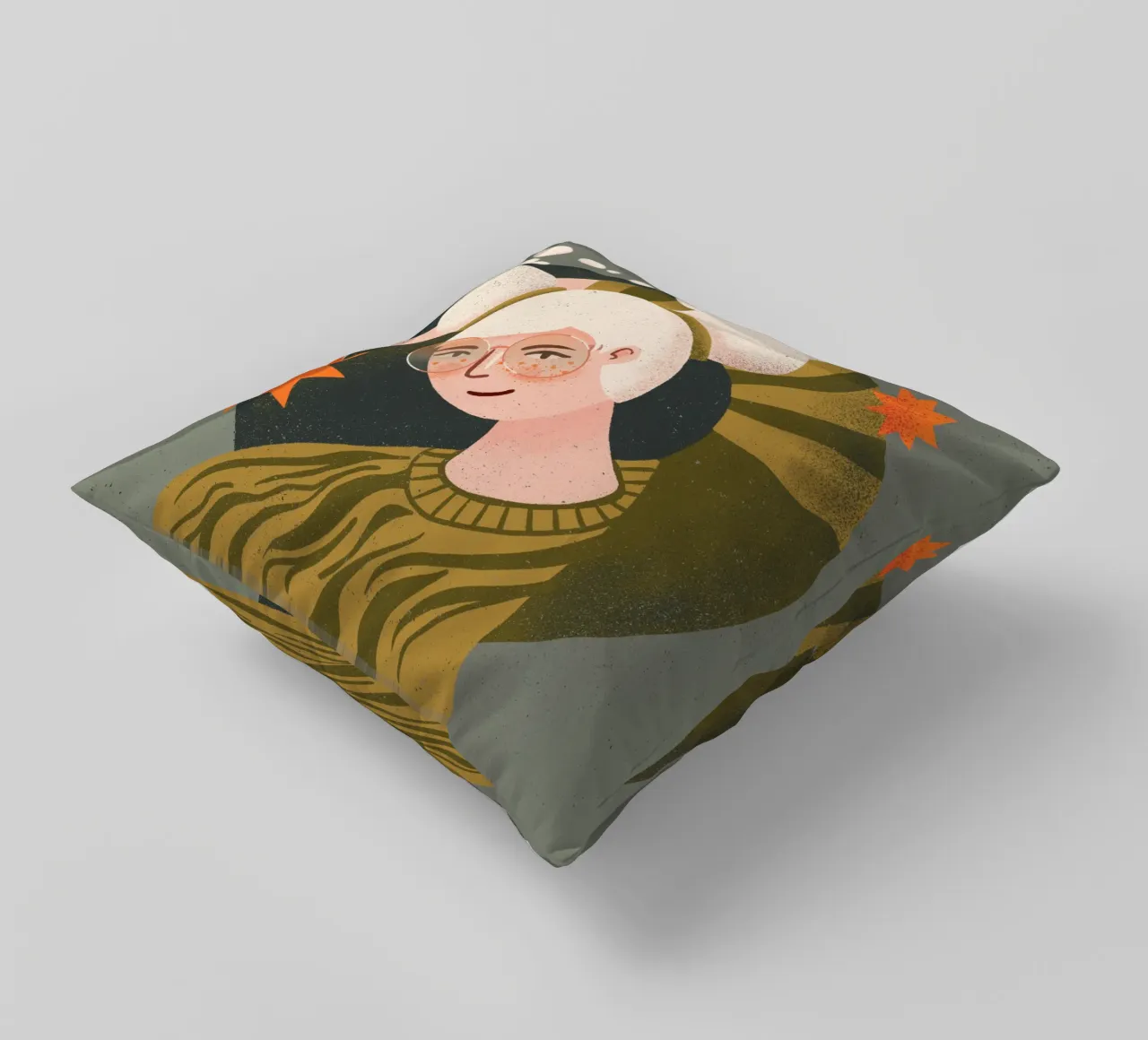 Donna funky con stelle cuscino da Bold & Beautiful