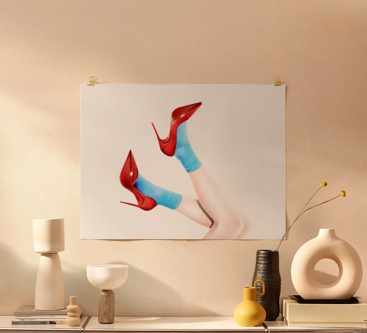 D. Gale poster con telaio in alluminio da heiyoum
