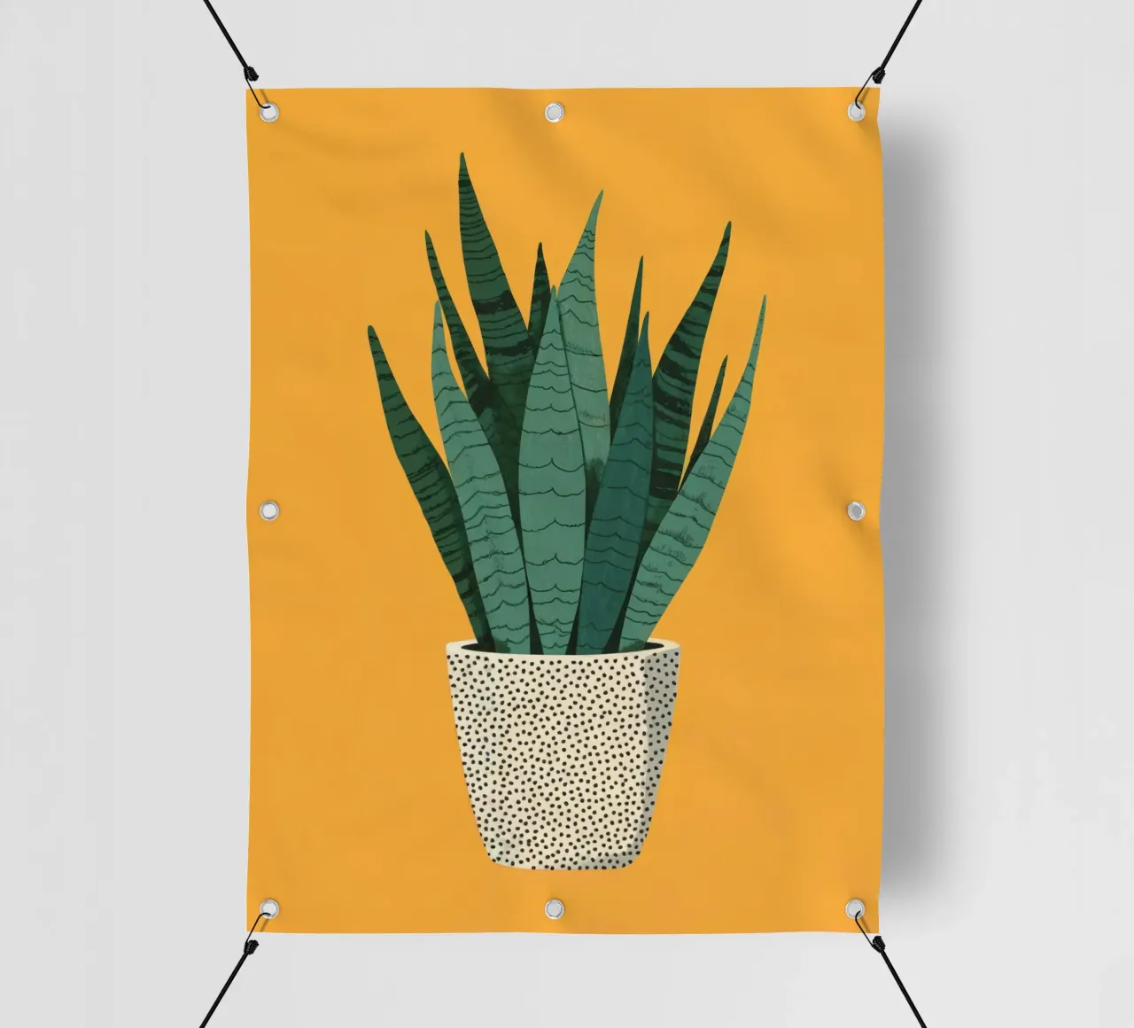 Pianta in vaso telo in pvc da logic