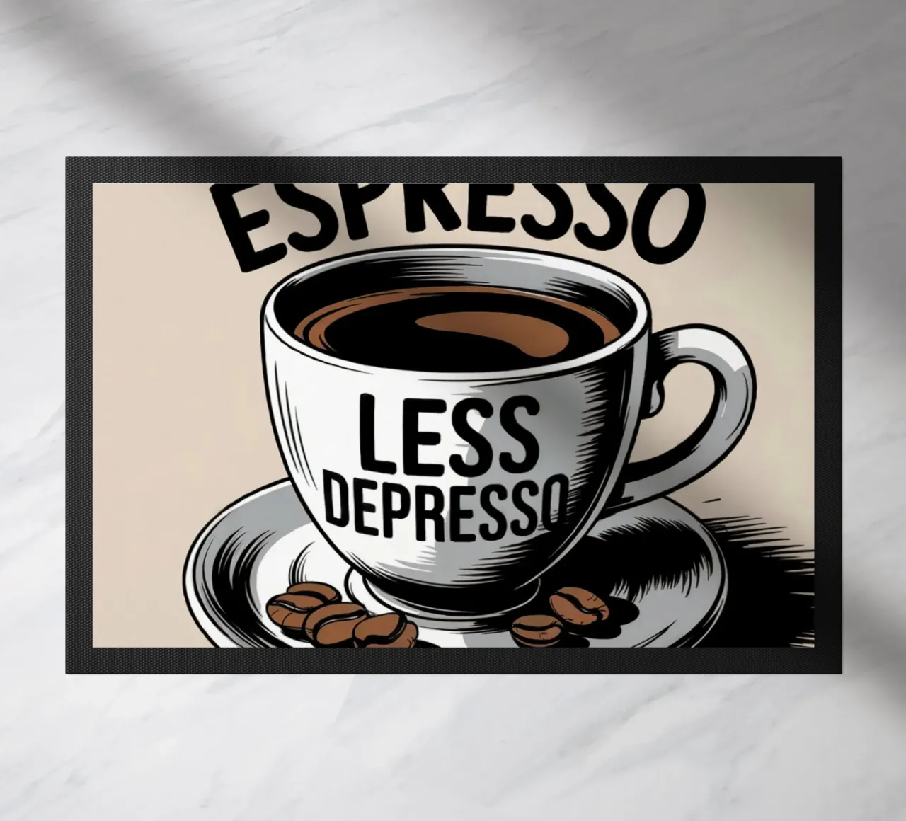 More Espresso Less Depresso zerbino da logic