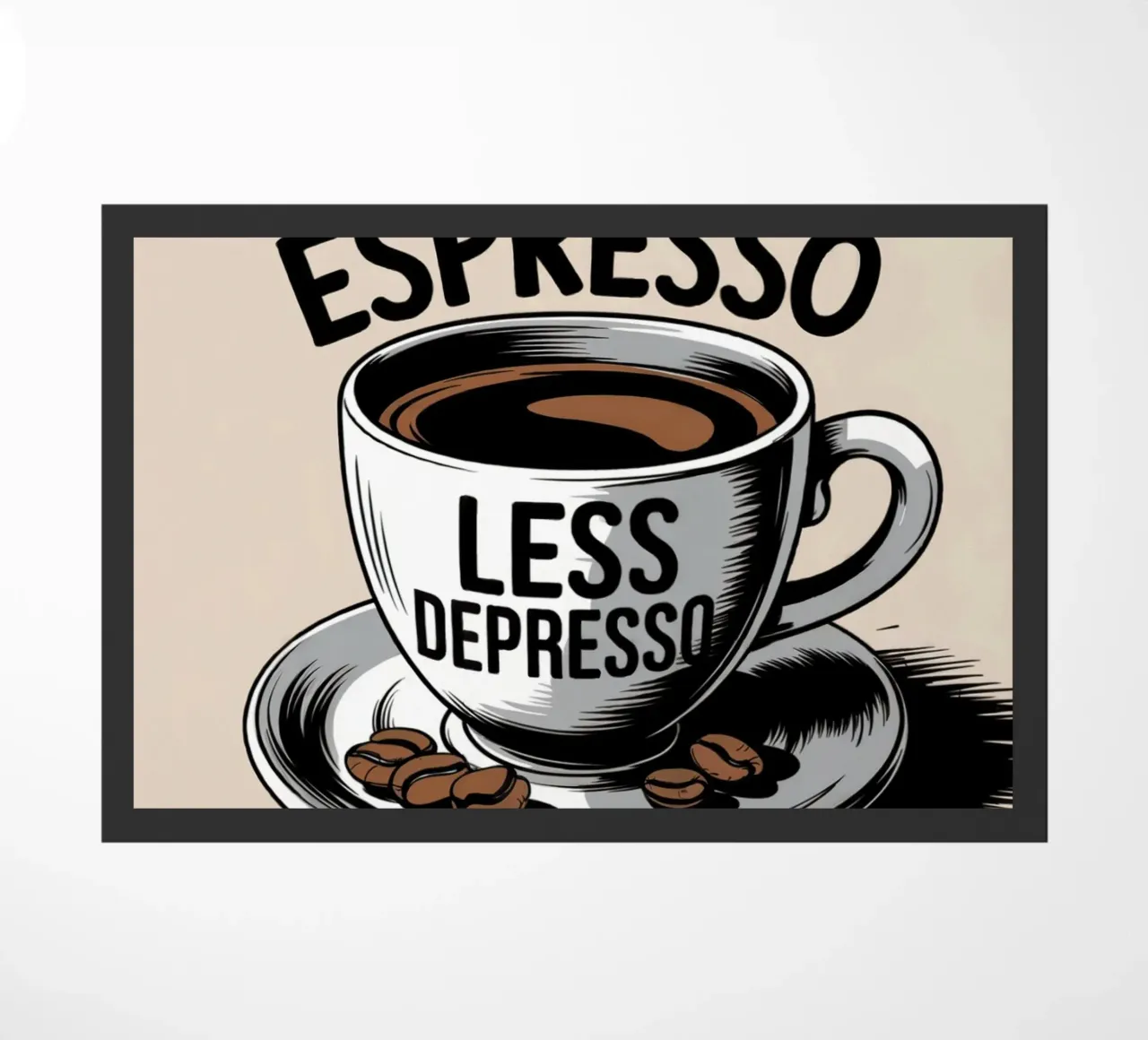 More Espresso Less Depresso zerbino da logic