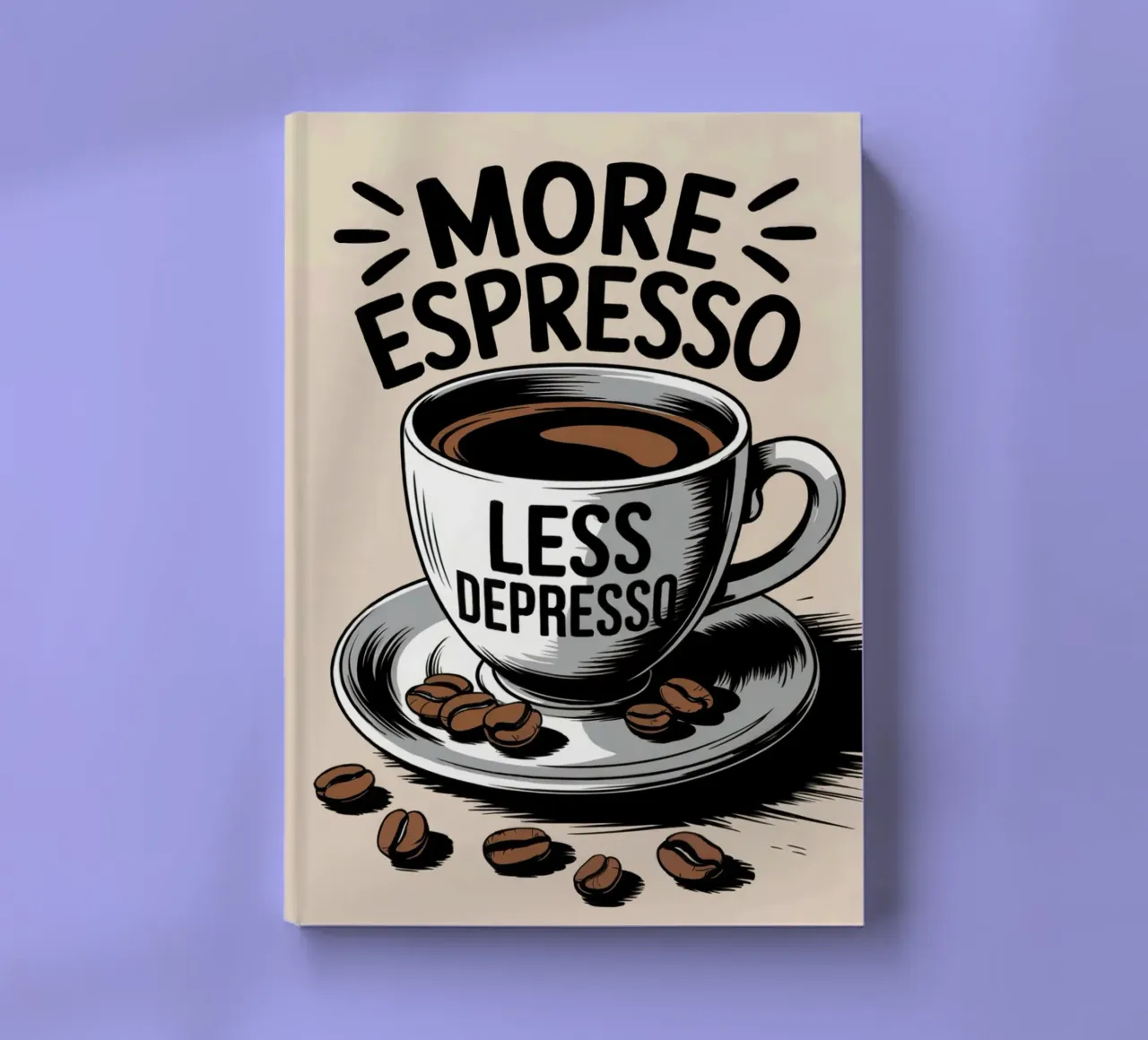 More Espresso Less Depresso notebook by logic