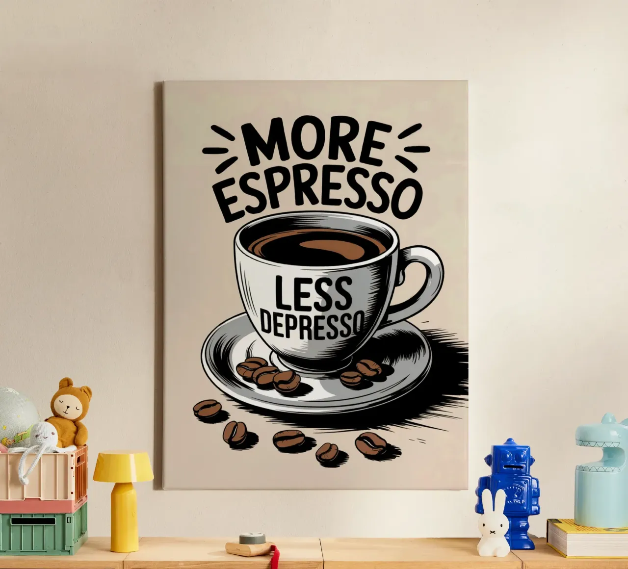 More Espresso Less Depresso tela da logic