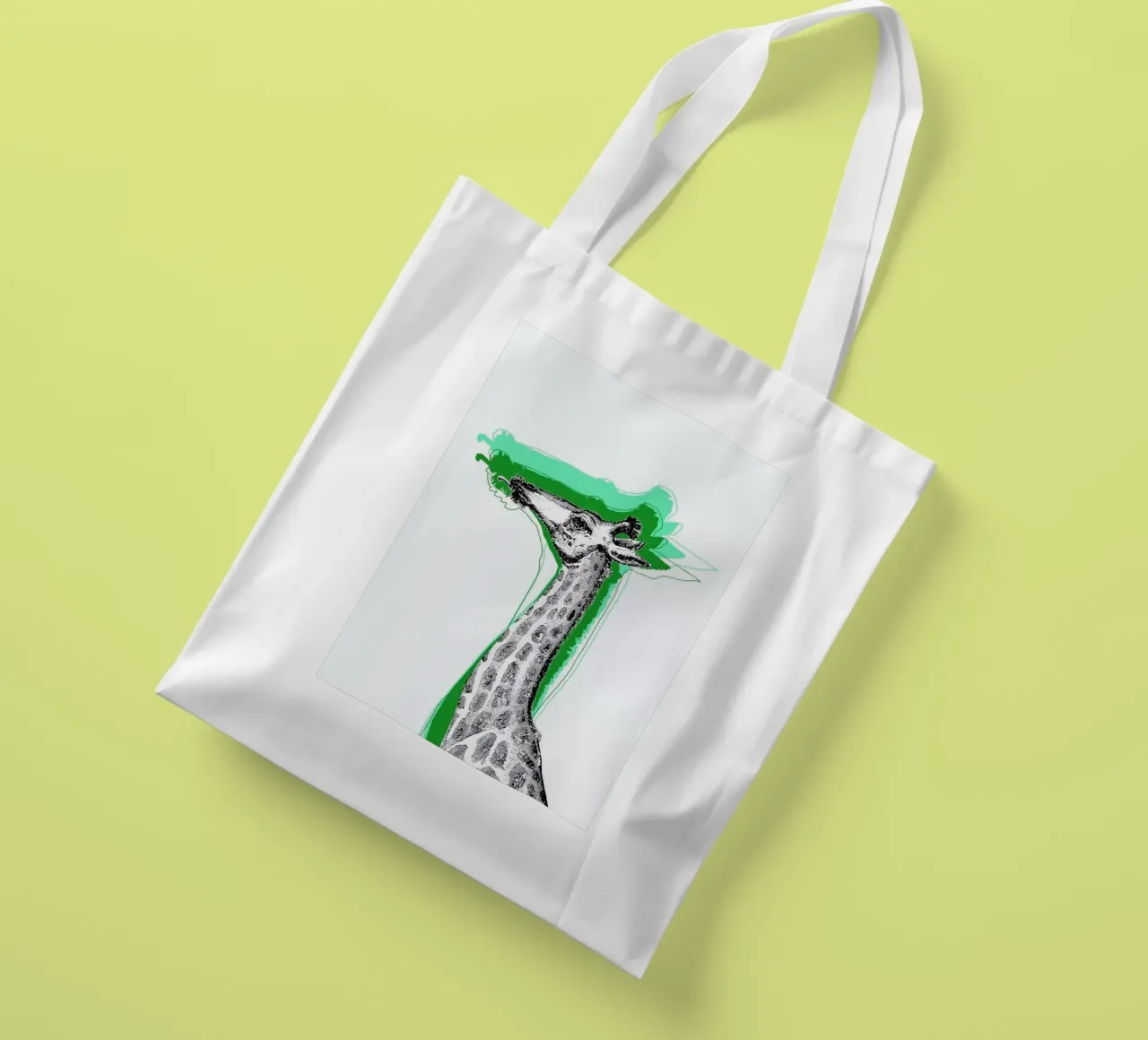 Cool Giraffe tote bag by Rococco LA