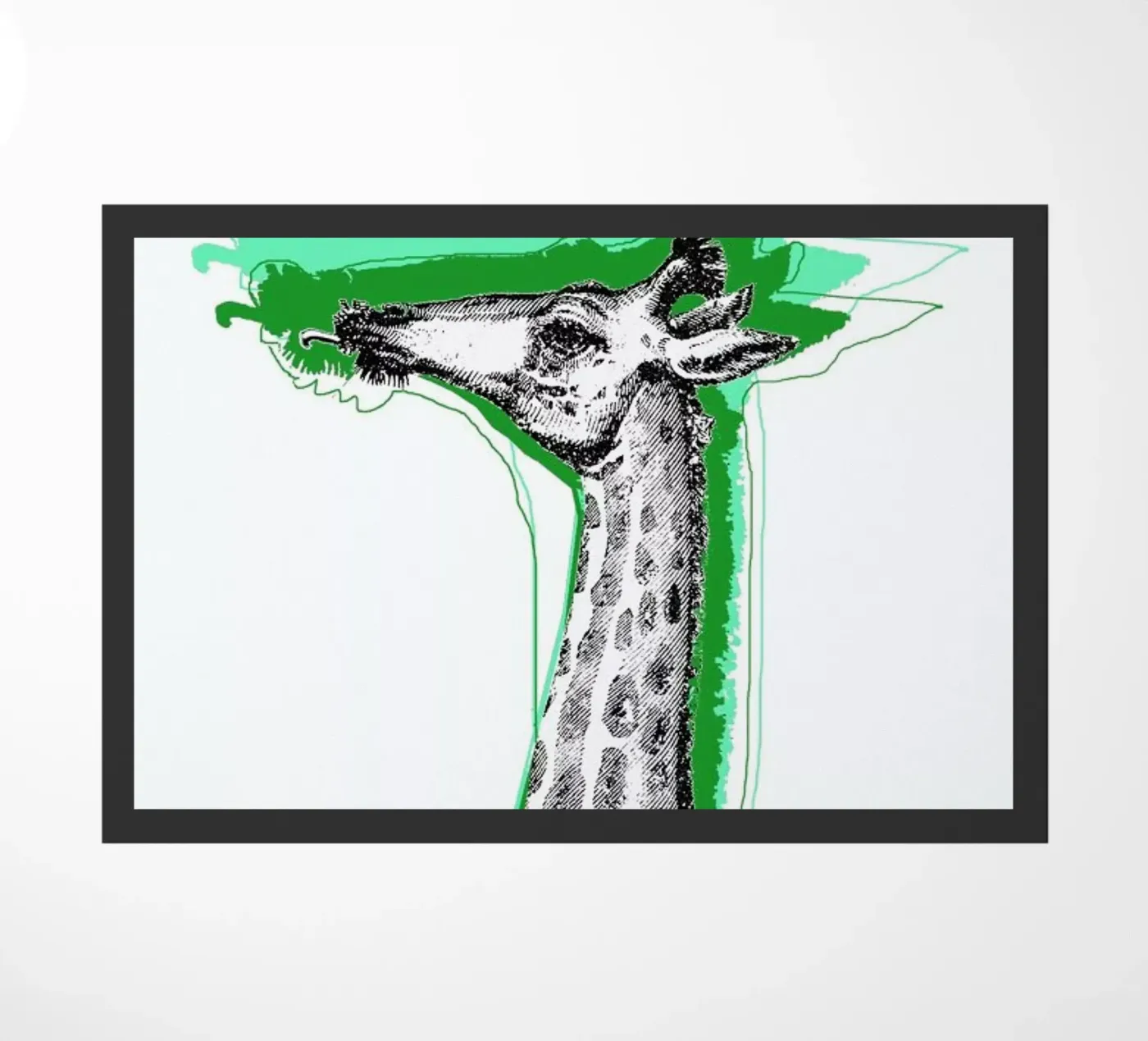 Cool Giraffe doormat by Rococco LA