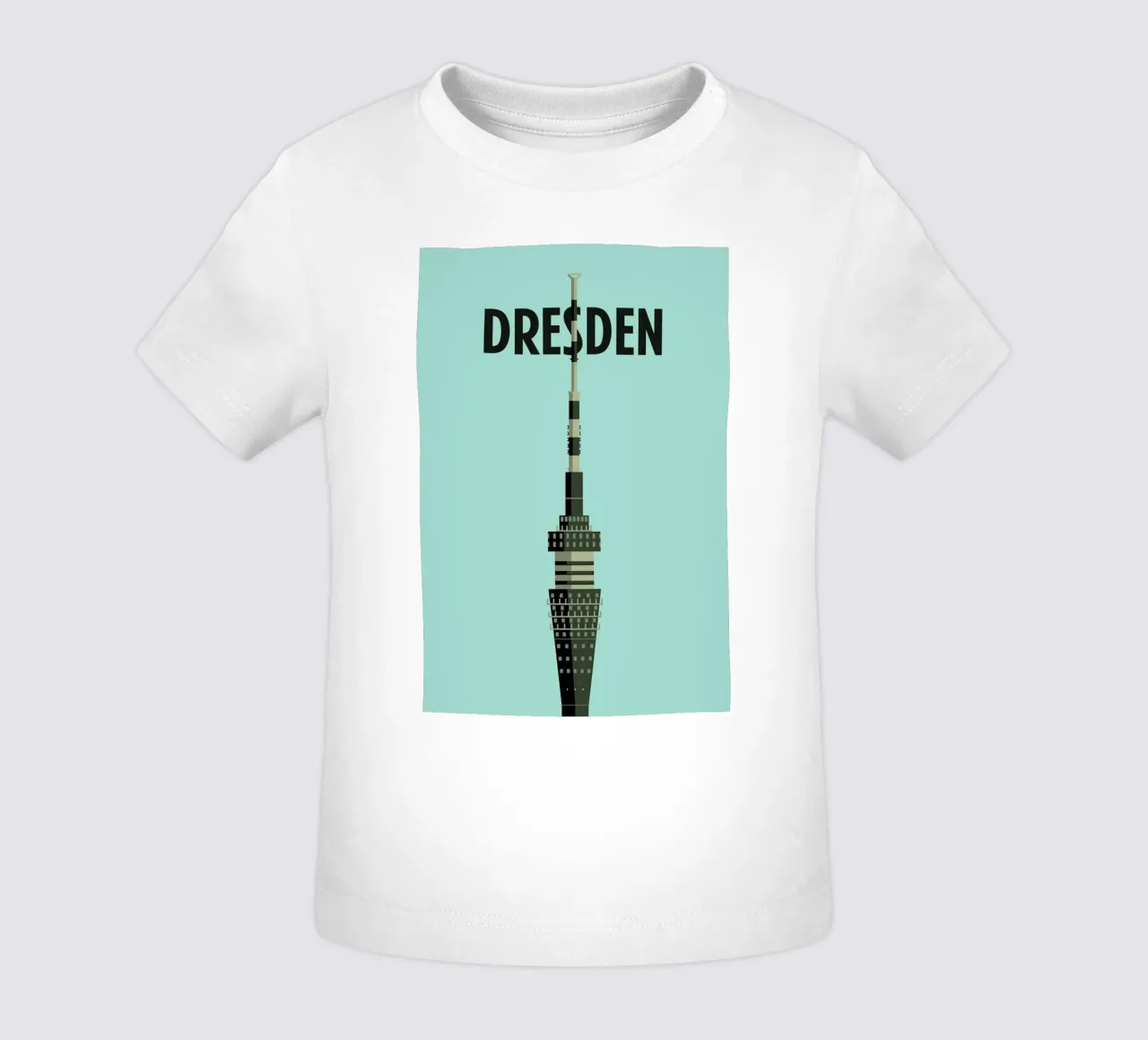 Dresden baby t-shirt by Designliga Products GmbH & Co. KG