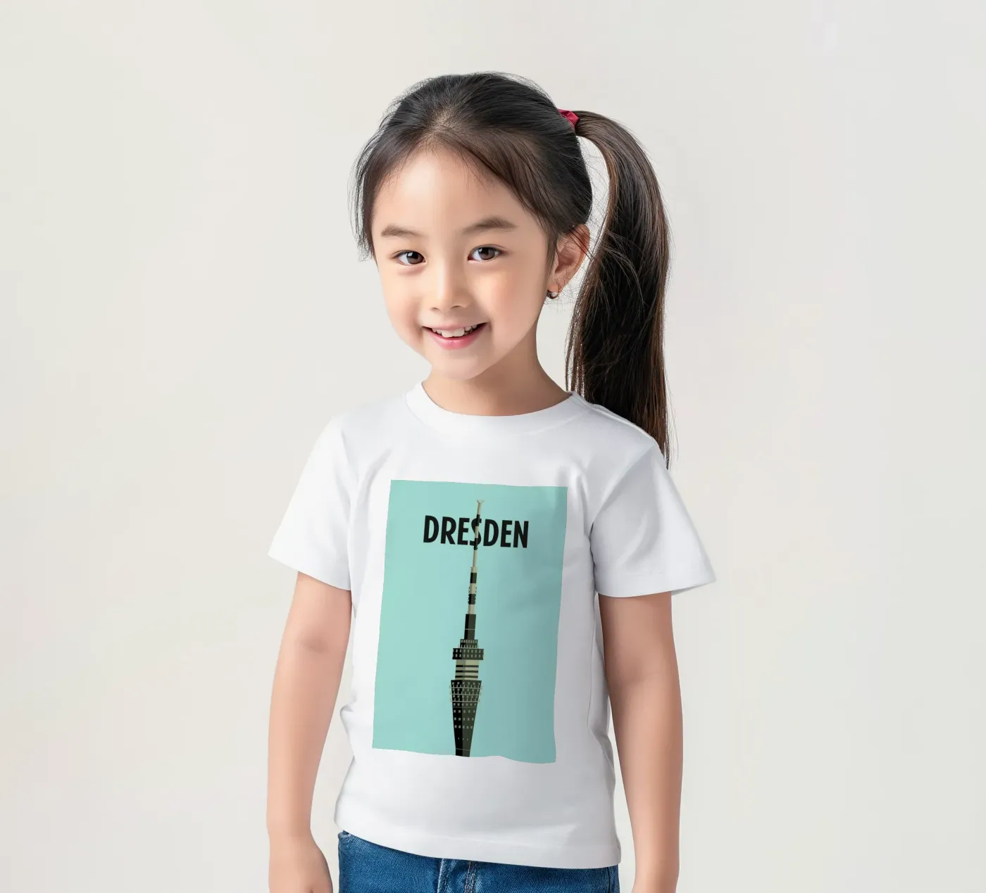 Dresden t-shirt bambini da Designliga Products GmbH & Co. KG