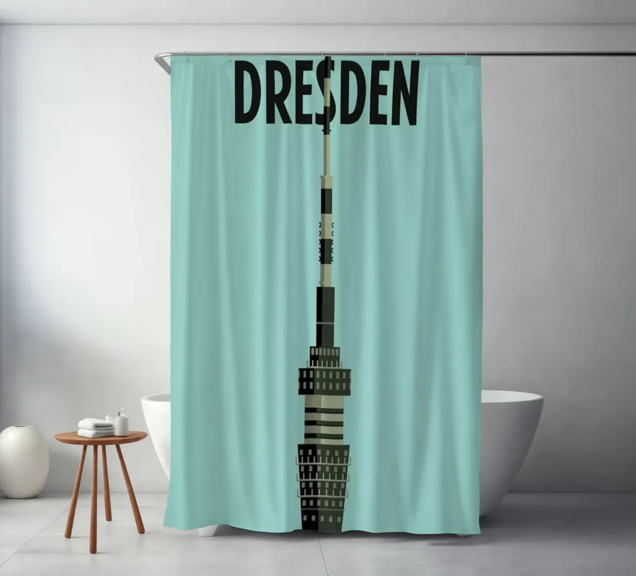 Dresden shower curtain by Designliga Products GmbH & Co. KG